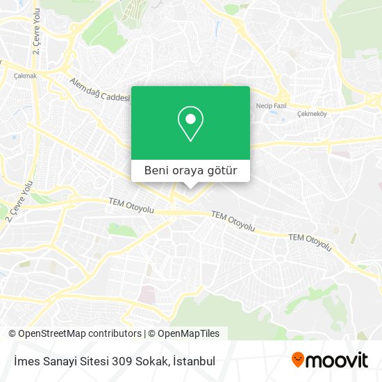 İmes Sanayi Sitesi 309 Sokak harita