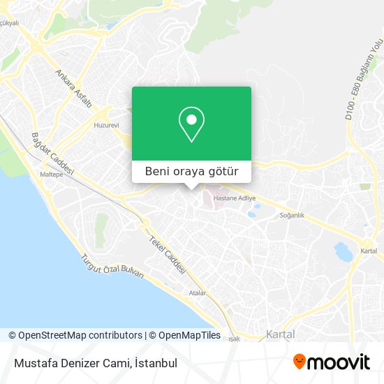 Mustafa Denizer Cami harita