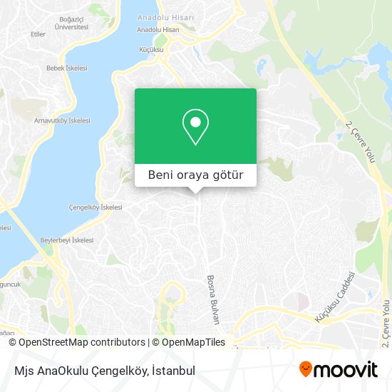 Mjs AnaOkulu Çengelköy harita