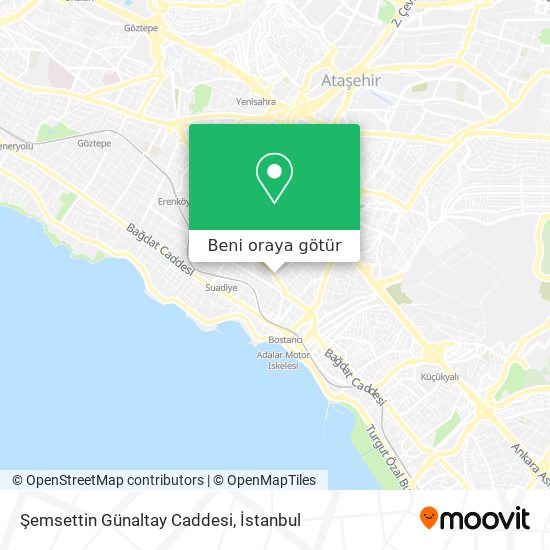 Şemsettin Günaltay Caddesi harita