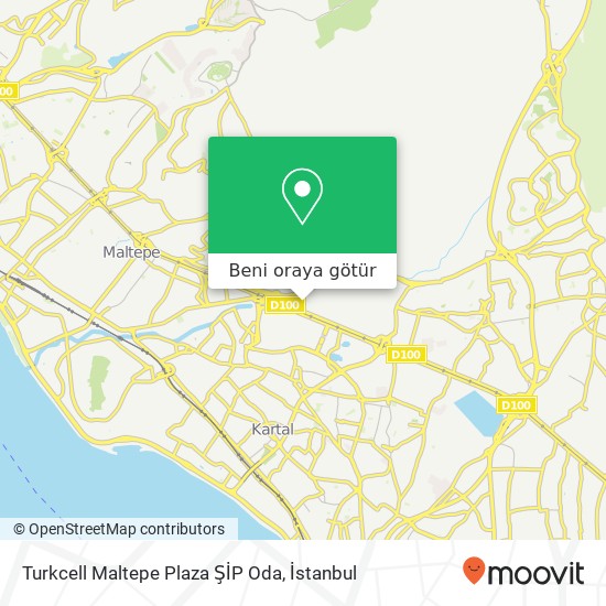 Turkcell Maltepe Plaza ŞİP Oda harita