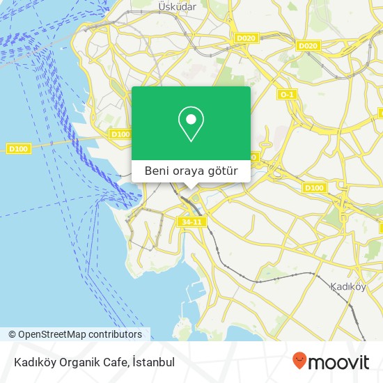 Kadıköy Organik Cafe harita