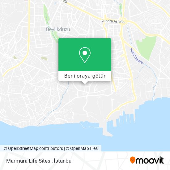 Marmara Life Sitesi harita