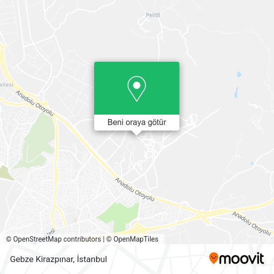 Gebze Kirazpınar harita