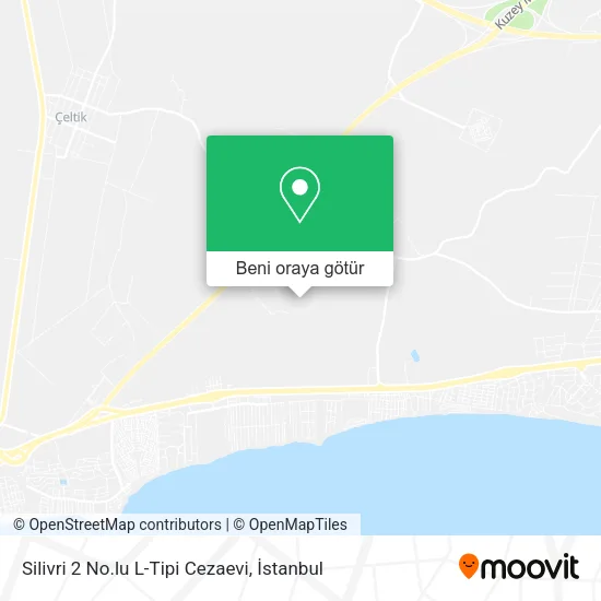 Silivri 2 No.lu L-Tipi Cezaevi harita