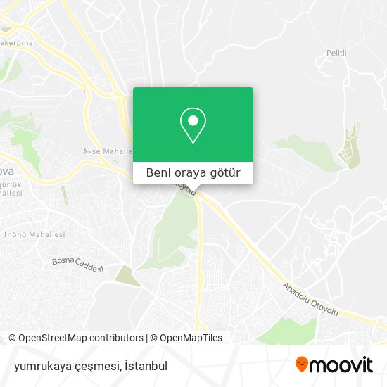 yumrukaya çeşmesi harita