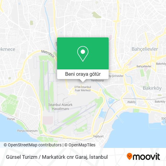 Gürsel Turizm / Markatürk cnr Garaj harita