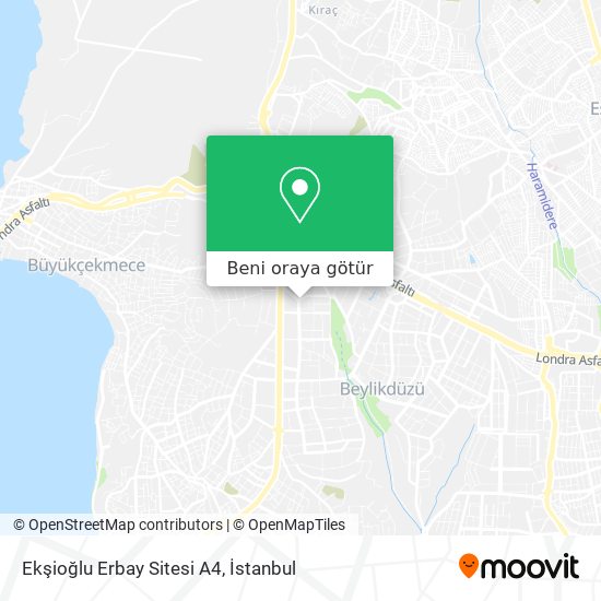 Ekşioğlu Erbay Sitesi A4 harita