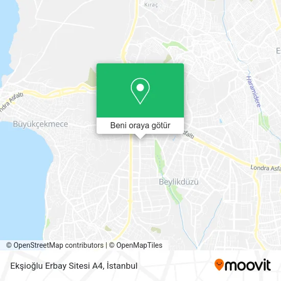 Ekşioğlu Erbay Sitesi A4 harita