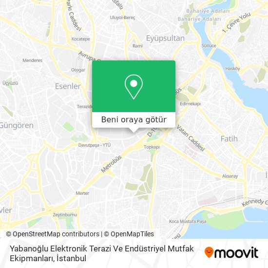 Yabanoğlu Elektronik Terazi Ve Endüstriyel Mutfak Ekipmanları harita