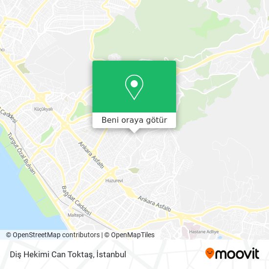 Diş Hekimi Can Toktaş harita