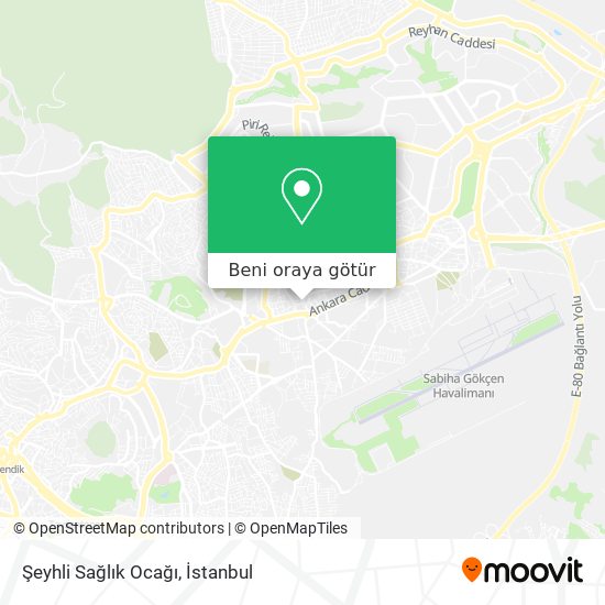 Şeyhli Sağlık Ocağı harita