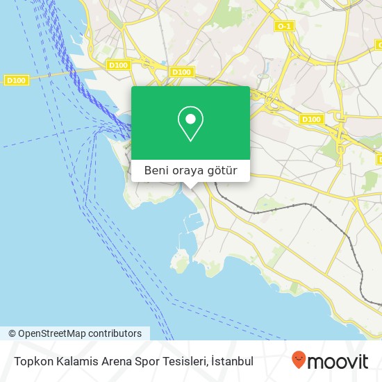 Topkon Kalamis Arena Spor Tesisleri harita