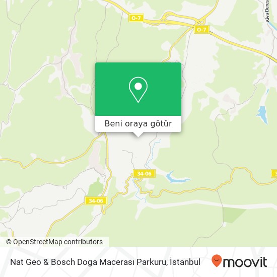 Nat Geo & Bosch Doga Macerası Parkuru harita