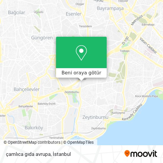 çamlıca gıda avrupa harita