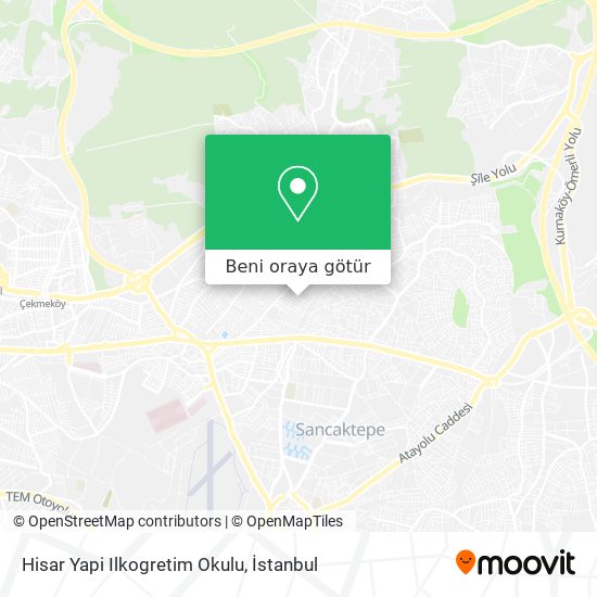 Hisar Yapi Ilkogretim Okulu harita