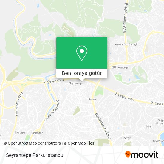 Seyrantepe Parkı harita