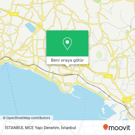 İSTANBUL MCE Yapı Denetim harita