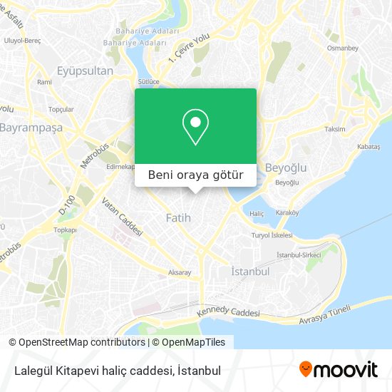 Lalegül Kitapevi haliç caddesi harita