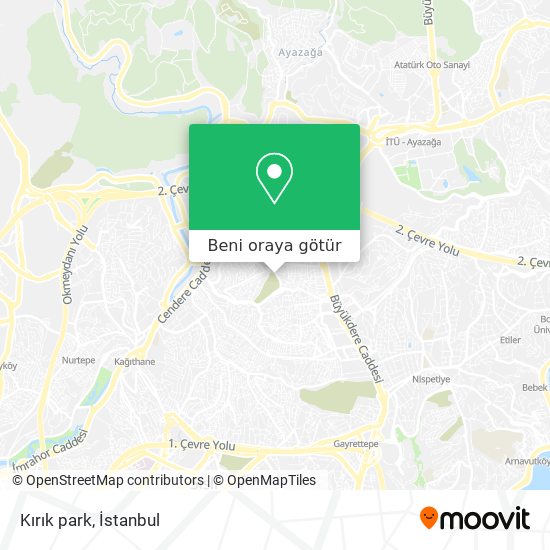 Kırık park harita