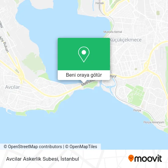 Avcilar Askerlik Subesi harita