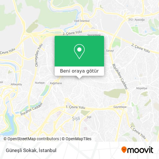 Güneşli Sokak harita