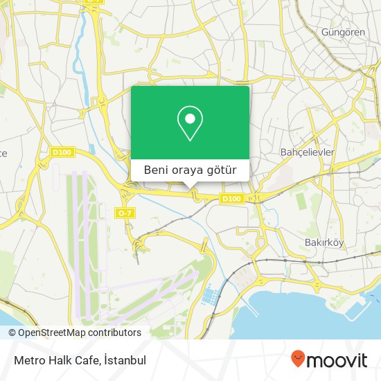 Metro Halk Cafe harita