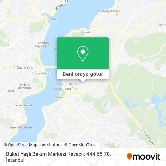 Buket Yaşlı Bakım Merkezi Kavacık 444 65 78 harita