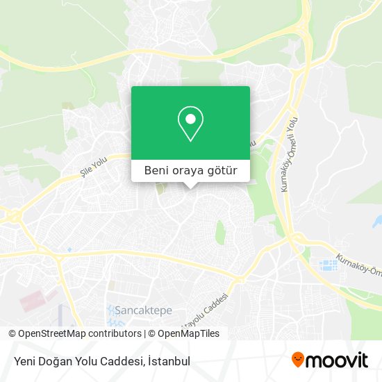 Yeni Doğan Yolu Caddesi harita