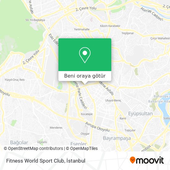 Fitness World Sport Club harita