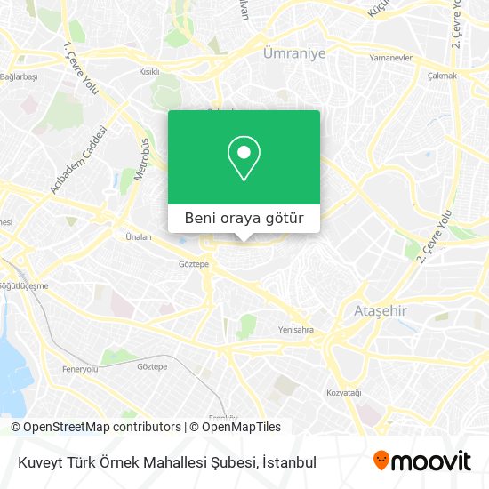 Kuveyt Türk Örnek Mahallesi Şubesi harita