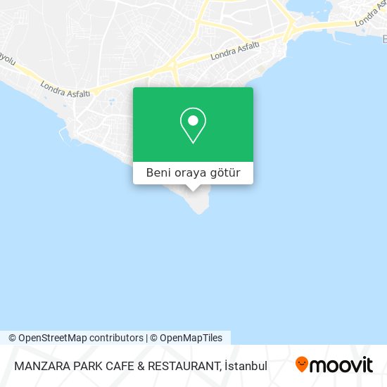 MANZARA PARK CAFE & RESTAURANT harita