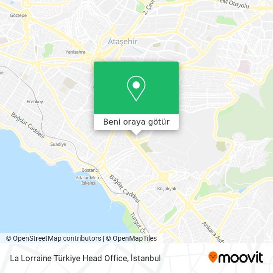 La Lorraine Türkiye Head Office harita
