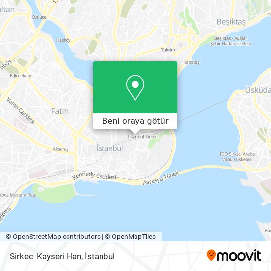 Sirkeci Kayseri Han harita