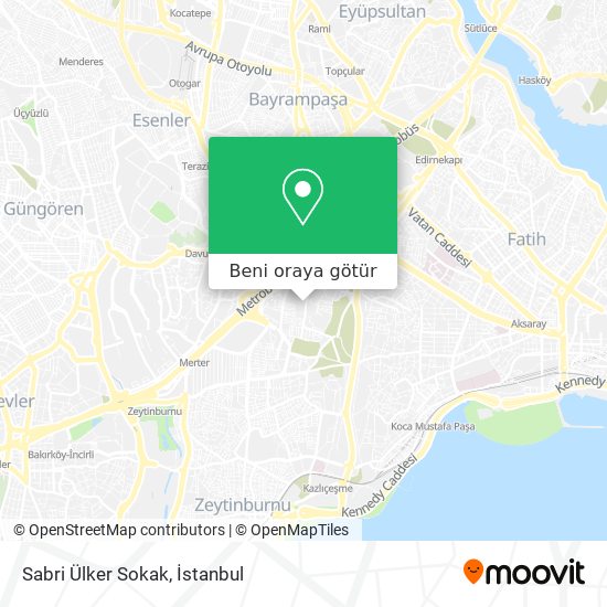 Sabri Ülker Sokak harita
