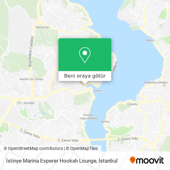 İstinye Marina Esperer Hookah Lounge harita