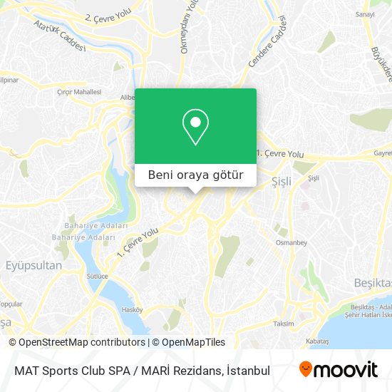 MAT Sports Club SPA / MARİ Rezidans harita