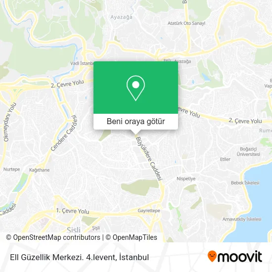 Ell Güzellik Merkezi. 4.levent harita