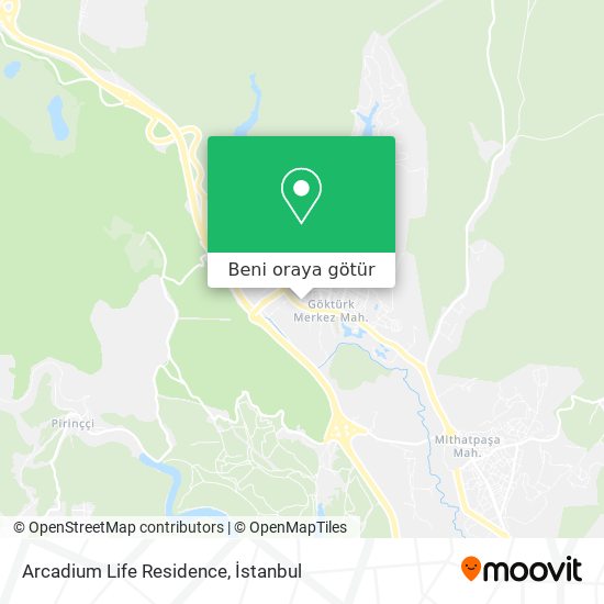 Arcadium Life Residence harita