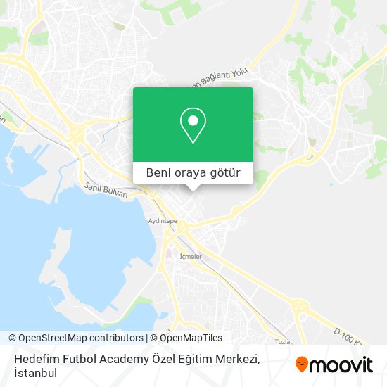 Hedefim Futbol Academy Özel Eğitim Merkezi harita