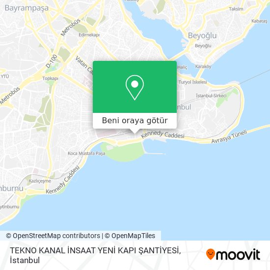 TEKNO KANAL İNSAAT YENİ KAPI ŞANTİYESİ harita