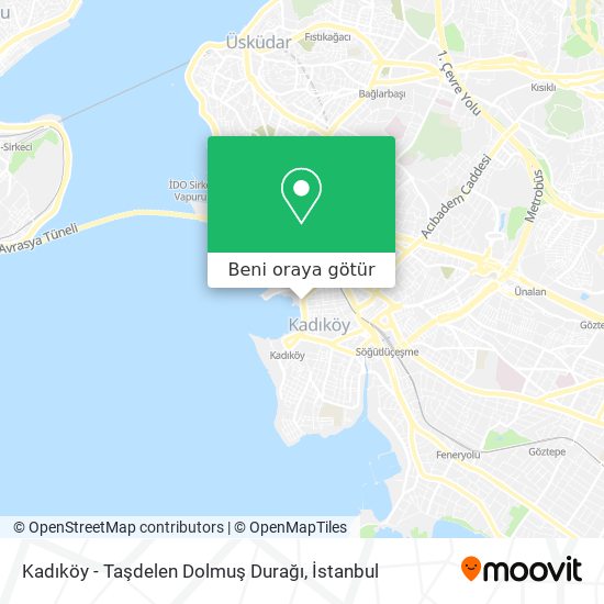 Kadıköy - Taşdelen Dolmuş Durağı harita