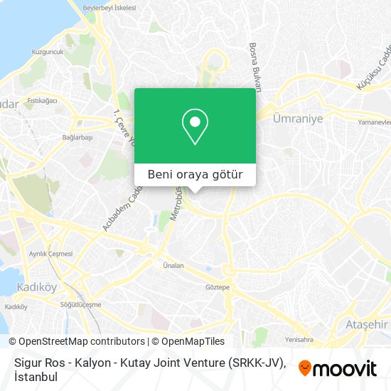 Sigur Ros - Kalyon - Kutay Joint Venture (SRKK-JV) harita