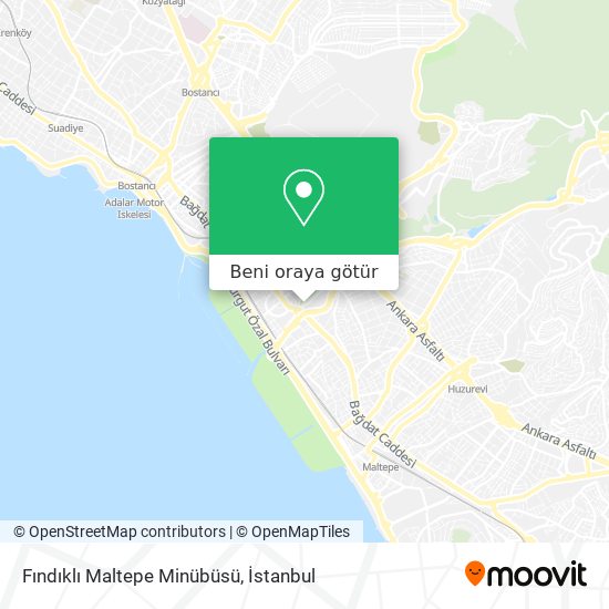 Fındıklı Maltepe Minübüsü harita