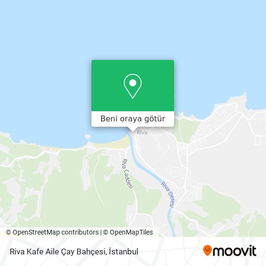 Riva Kafe Aile Çay Bahçesi harita