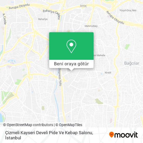 Çizmeli Kayseri Develi Pide Ve Kebap Salonu harita