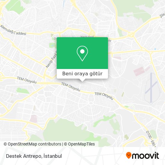 Destek Antrepo harita
