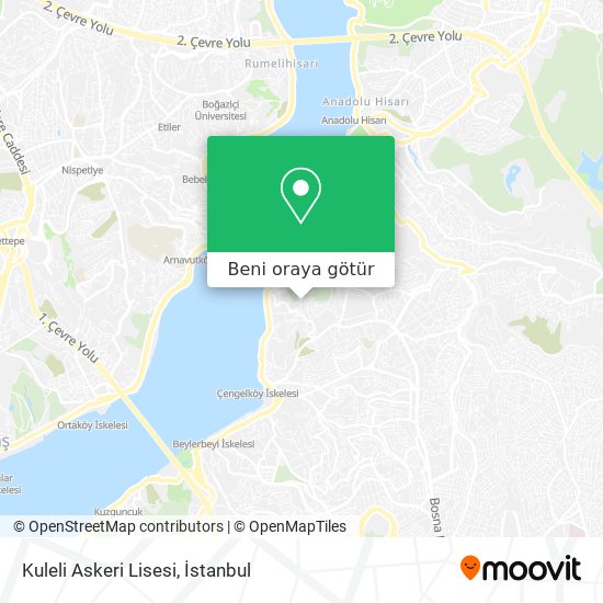 Kuleli Askeri Lisesi harita