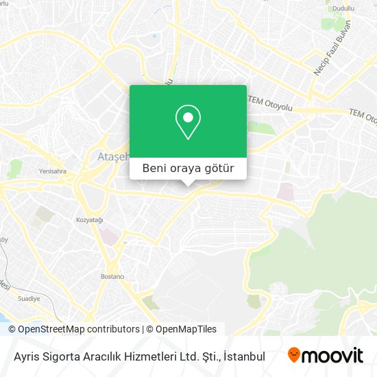 Ayris Sigorta Aracılık Hizmetleri Ltd. Şti. harita