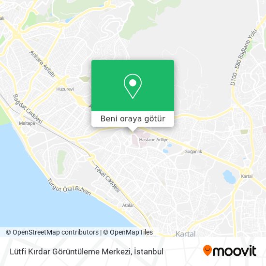 Lütfi Kırdar Görüntüleme Merkezi harita